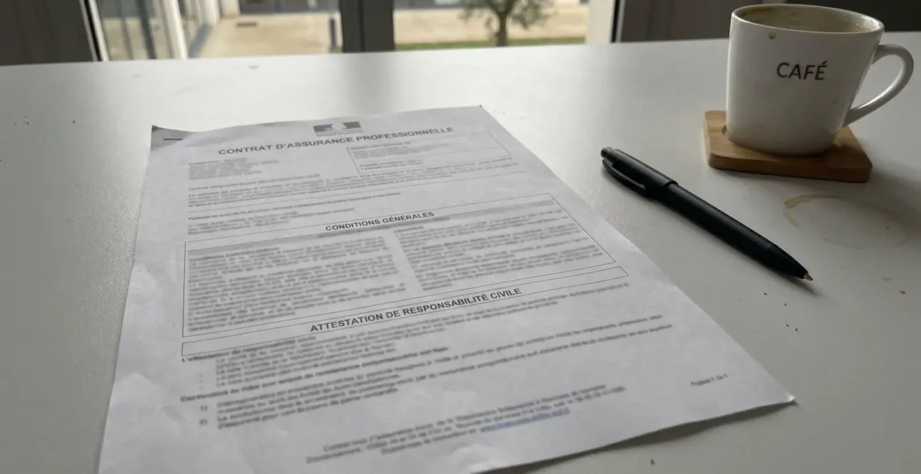 Gros plan sur les mains d'un dirigeant consultant des documents administratifs sur un bureau moderne épuré, lumière naturelle douce, ambiance calme et réfléchie